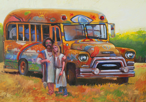 Beaulieu hippie bus